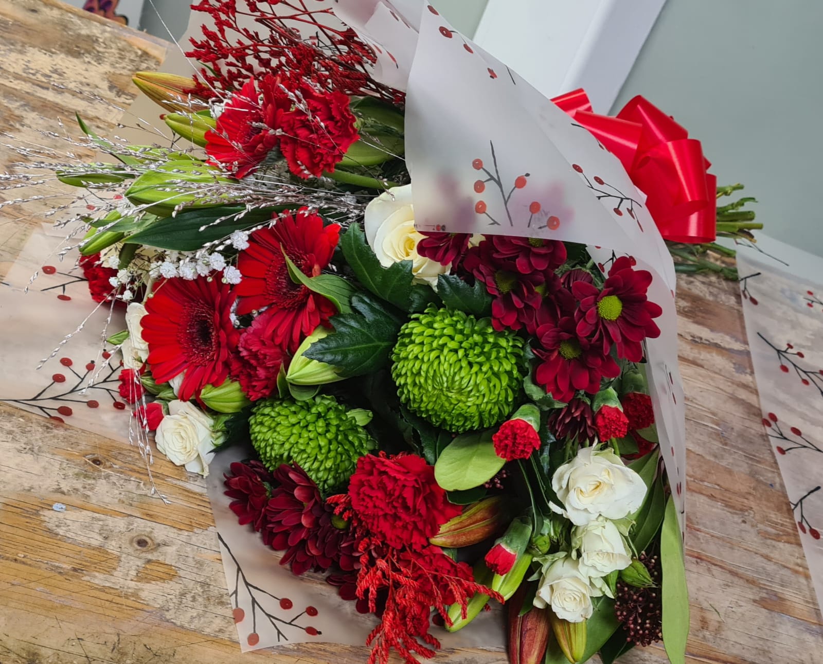 Christmas Presentation Bouquets Bristol florist XMASPB220