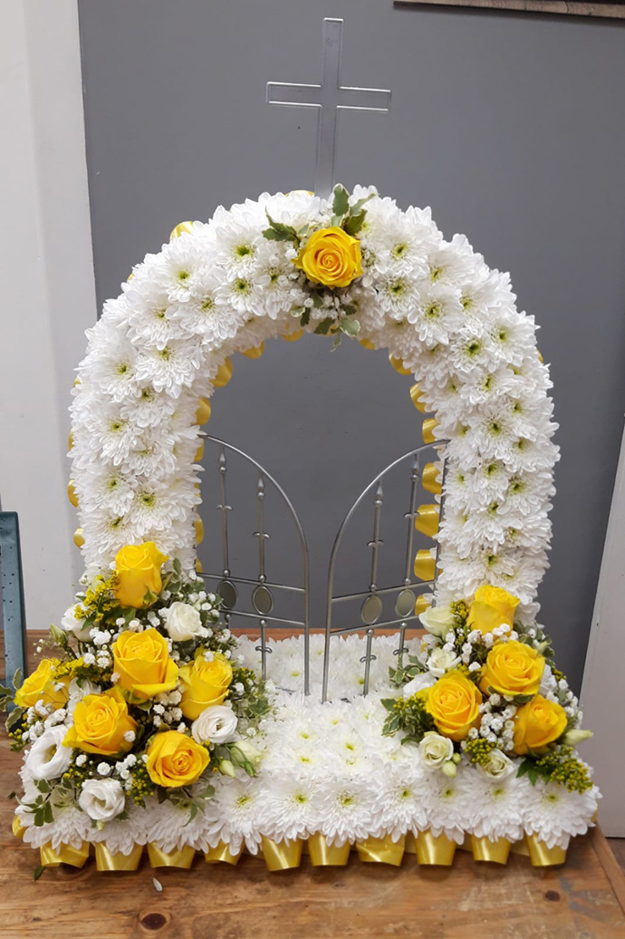 Gates of heaven funeral flowers Bristol florist FGH5