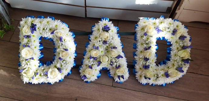 Dad funeral flowers Bristol florist FNL12