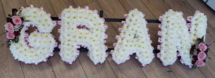 Gran funeral flowers Bristol florist FNL14