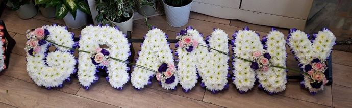 Granny funeral flowers Bristol florist FNL9