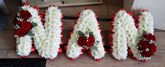 Nan funeral flowers Bristol florist FNL13