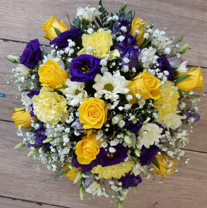 Funeral flower posies Bristol florist FPO7