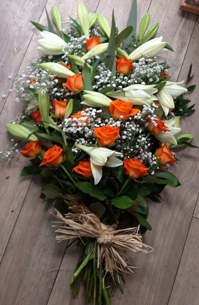 Sheaf funeral flowers FSH3
