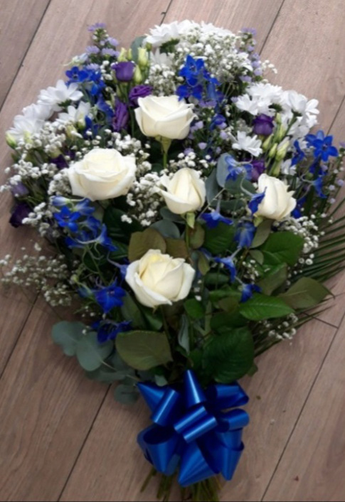Sheaf funeral flowers FSH4