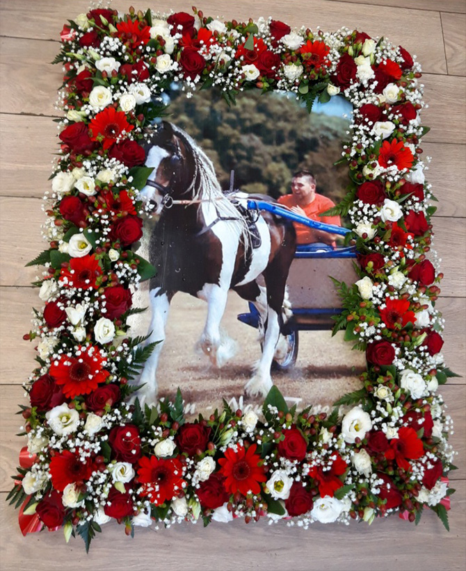 Workman tools floral tribute Bristol florist WORKMANTOOLS