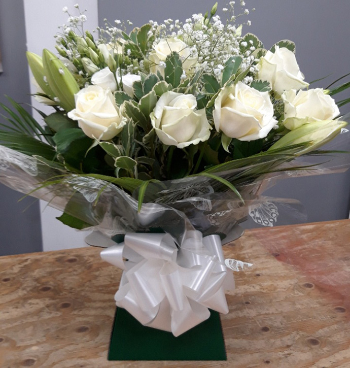 Valentine aqua gift boxes Bristol florist VAB9