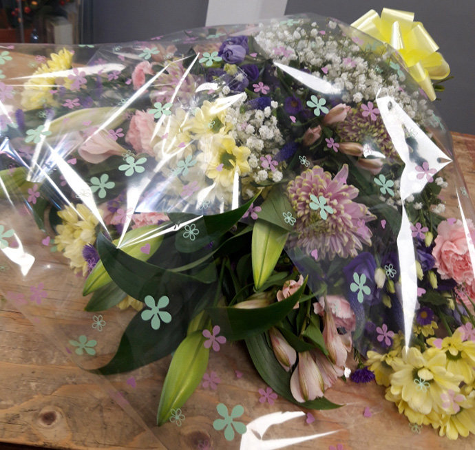 Valentine bouquet Bristol florist VDB16
