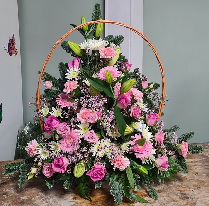 Wedding pedestal flowers WP9